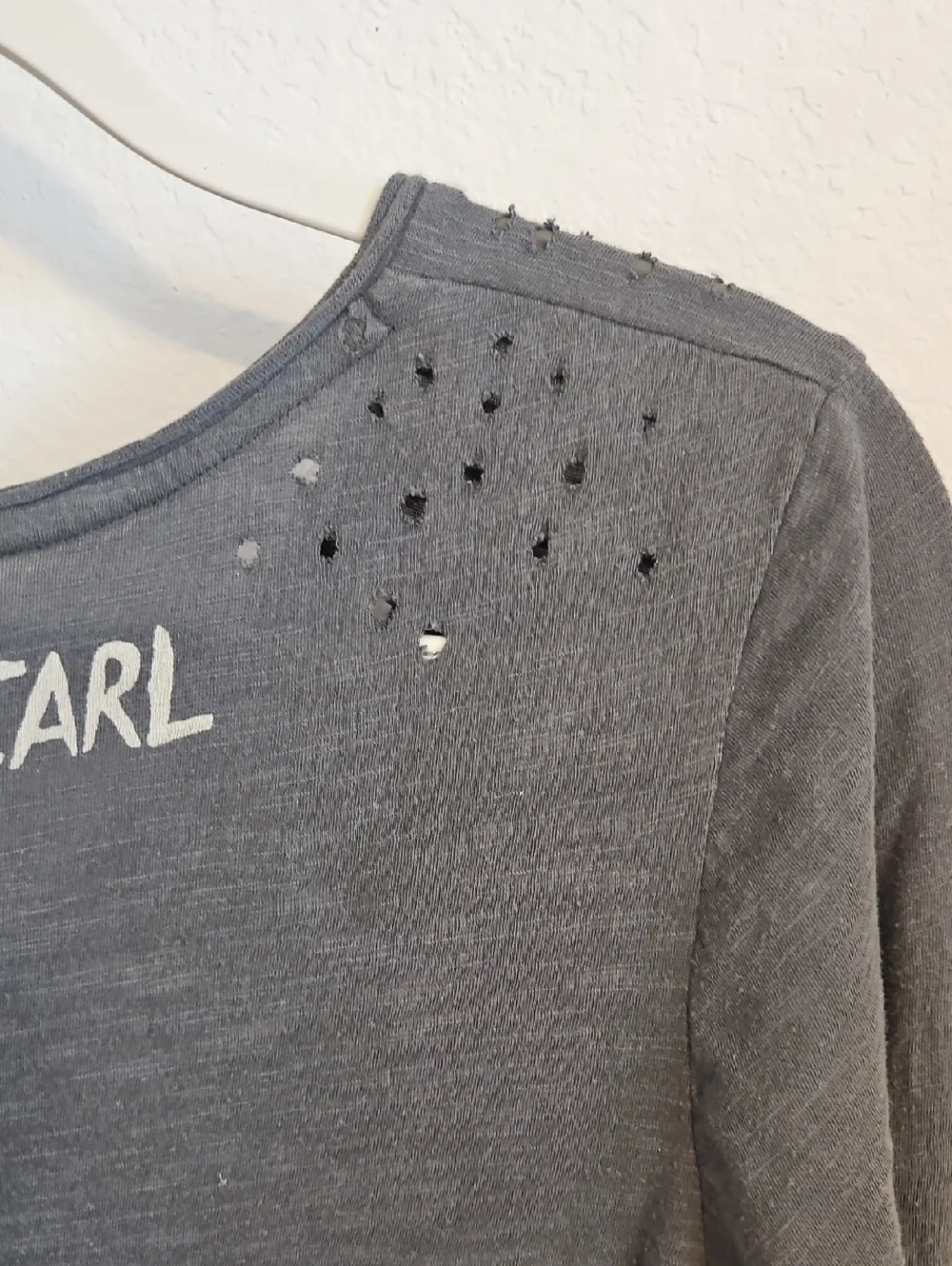 Magnolia Pearl Charcoal Gray Long-Sleeve Dress - Picture 4 of 7